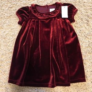 Baby Gap Girl’s Red Velvet Dress 6-12 months